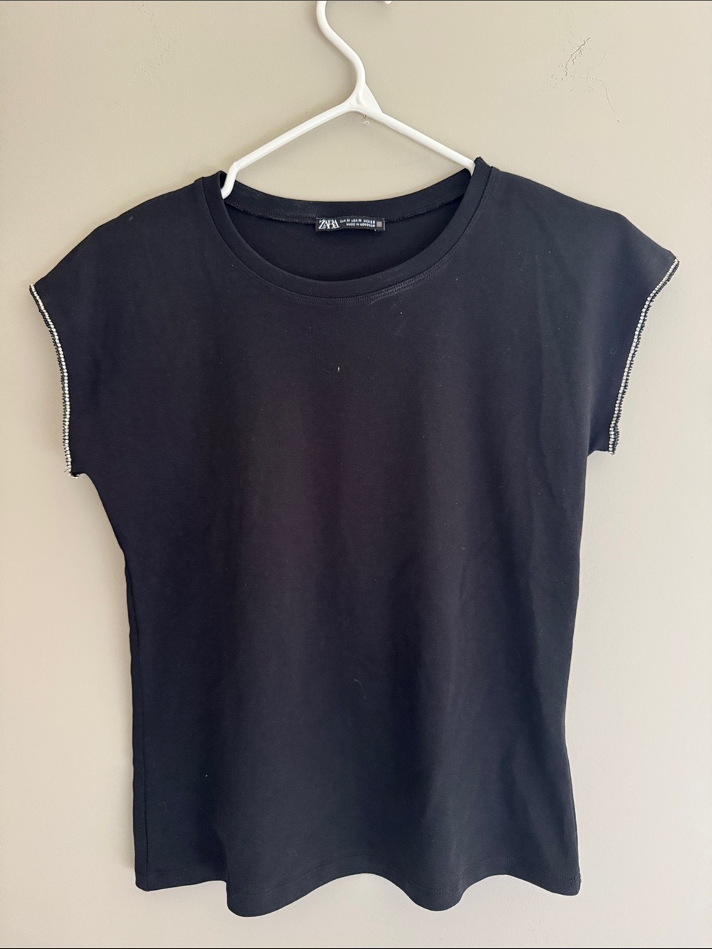 ZARA BEADED TOP - Picture 1 of 4
